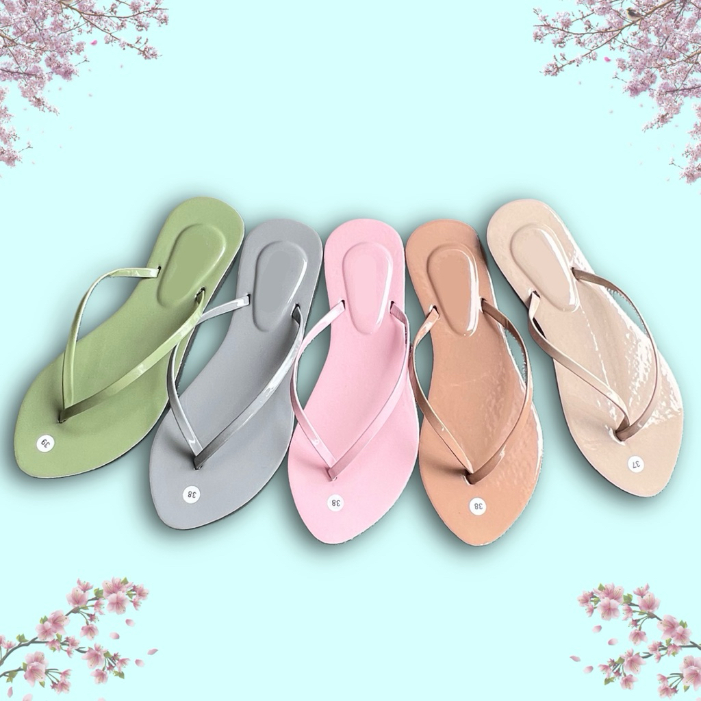 sandal jepit teplek wanita - sandal santai jepit teplek wanita MODEL : JEPIT SILANG
