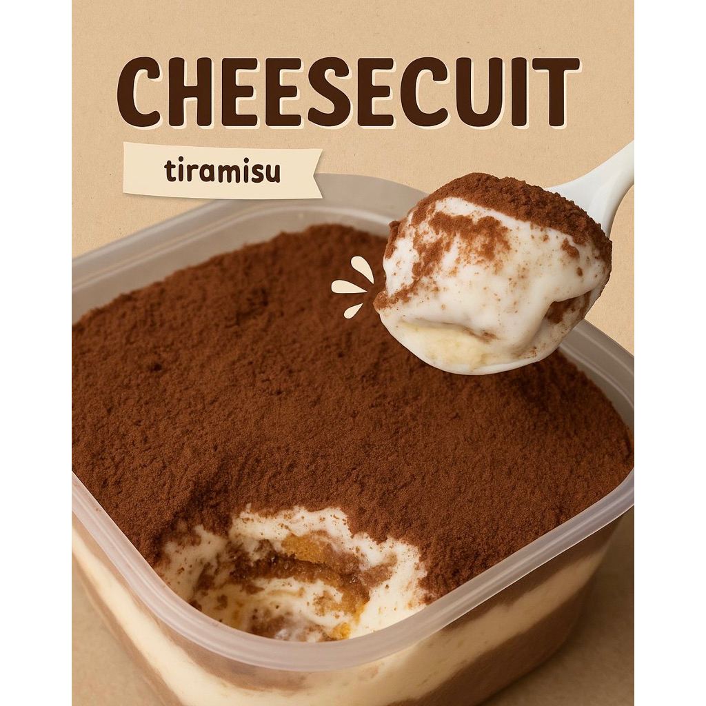 

Tiramisu Cheesecuit