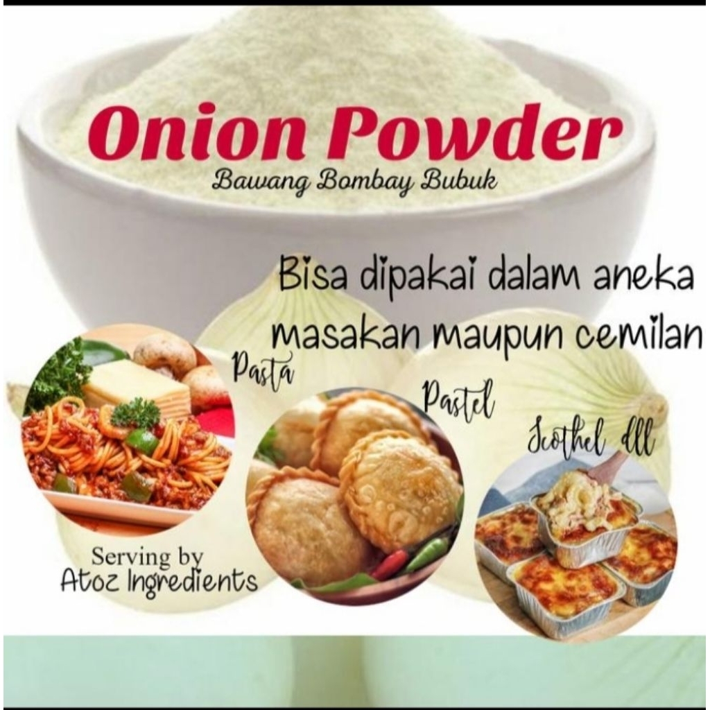 

Onion Powder -Pure 100% 35gram / Bawang Bombay Bubuk -Murni 35gram