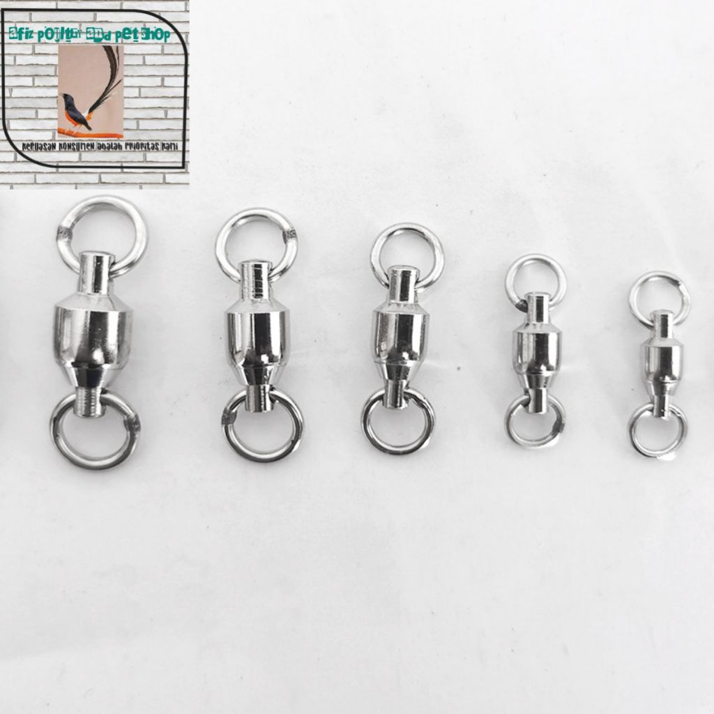 SWIVEL KILI-KILI UNTUK PENYAMBUNG RANTAI KAKI BURUNG