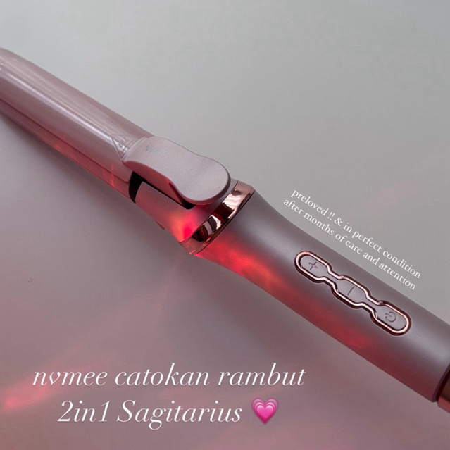 [Preloved] NVMEE Catokan Rambut 2in1 Sagitarius LED Touch