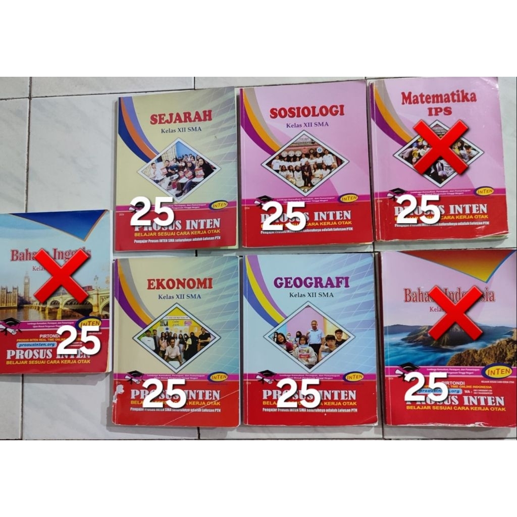 WTS PRELOVED BUKU INTEN TKA SOSHUM