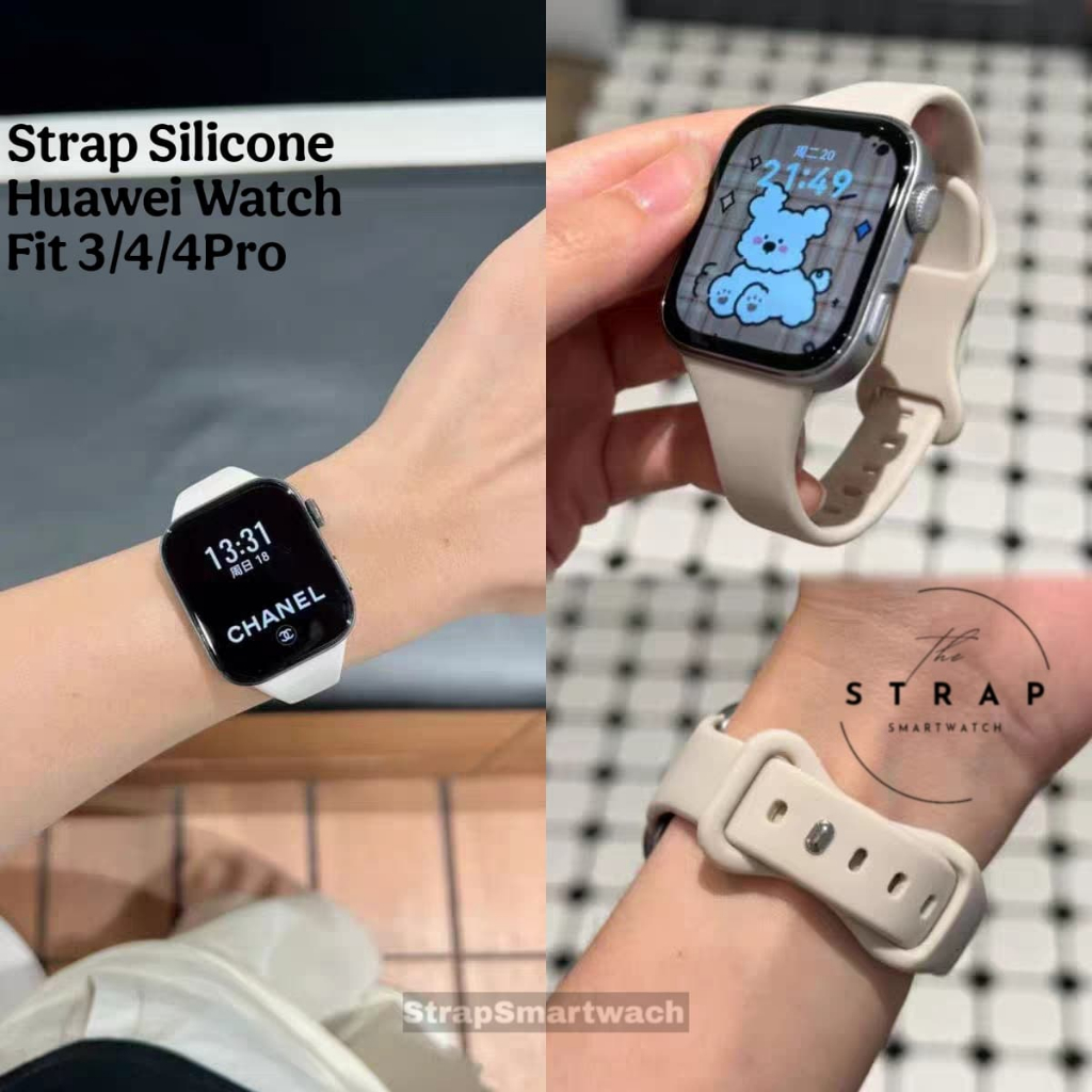 Strap Huawei Watch Fit 4 Tali Jam Huawei Fit 4 Pro Strap Silicone Huawei  Watch Fit 3