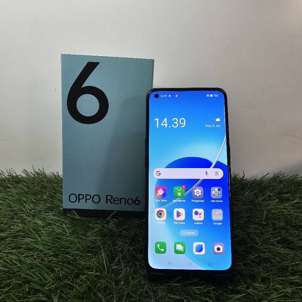 OPPO RENO 6 8/128GB ORIGINAL FULLSET SECOND MURAH