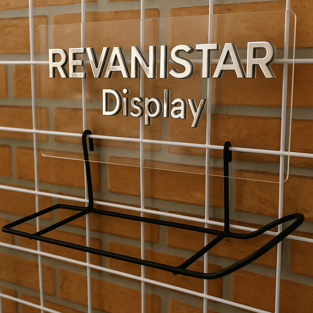 Hook ram tatakan sandal dan sepatu display pajangan sepatu sandal dipasang dikawat jaring ram