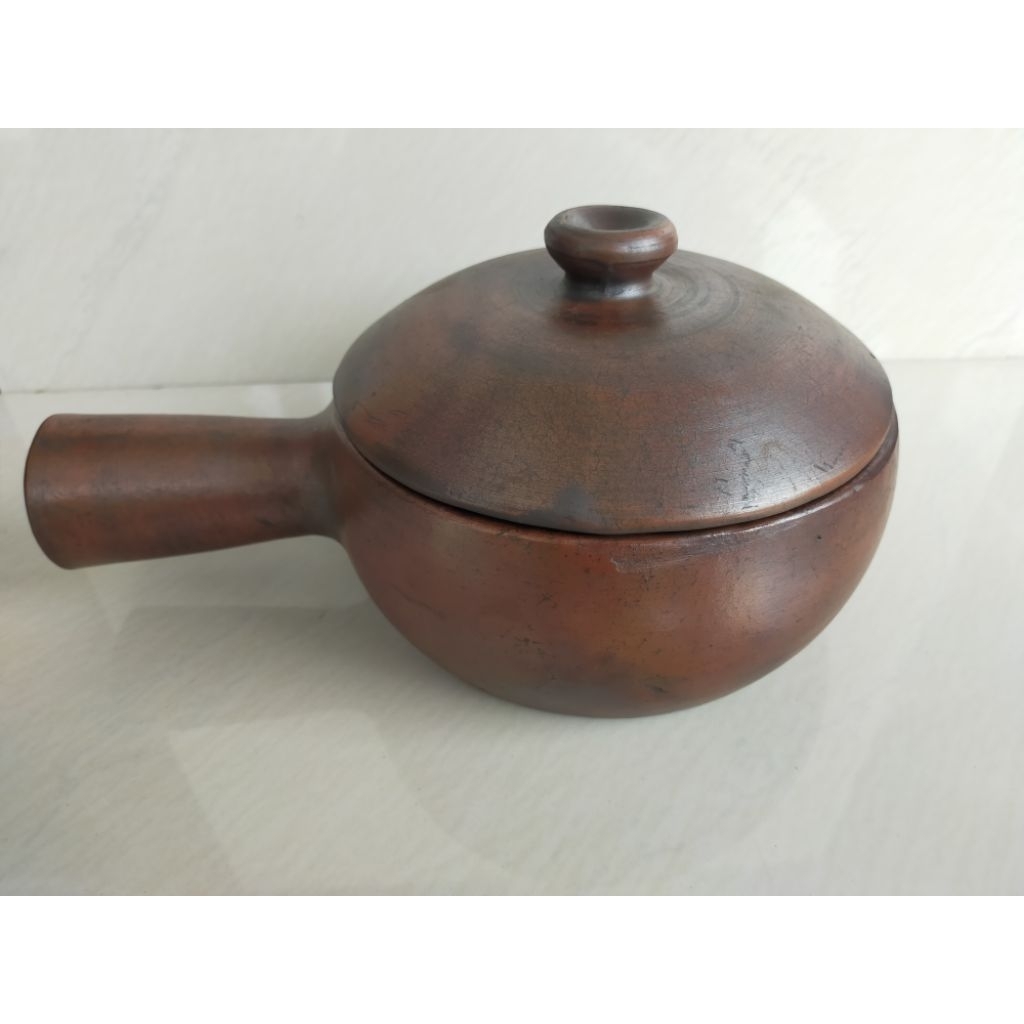 CLAYPOT GAGANG JUMBO BESAR TANAH LIAT GERABAH TEFLON PANCI JAMU PANCI MIE PANCI SAYUR PANCI BUBUR PA