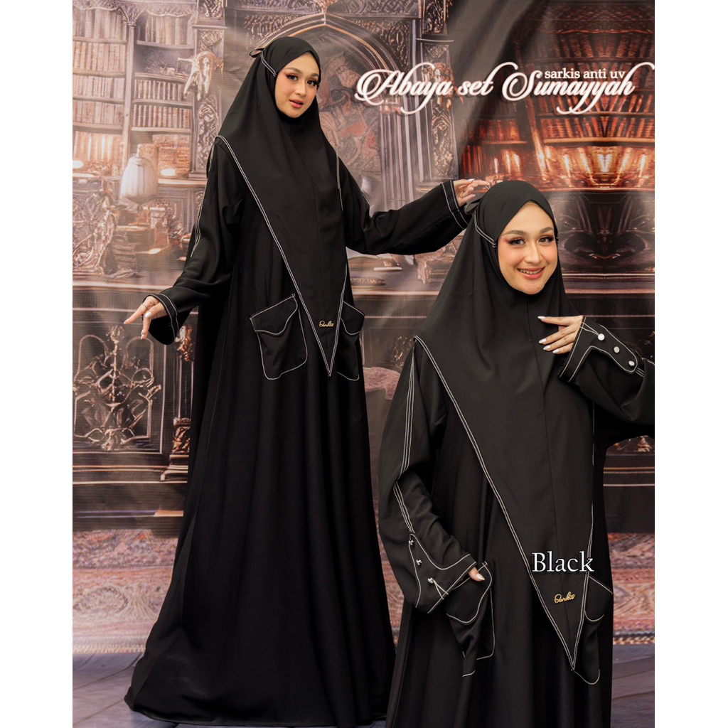 Sarkis Summayyah abaya set sarkis anti uv