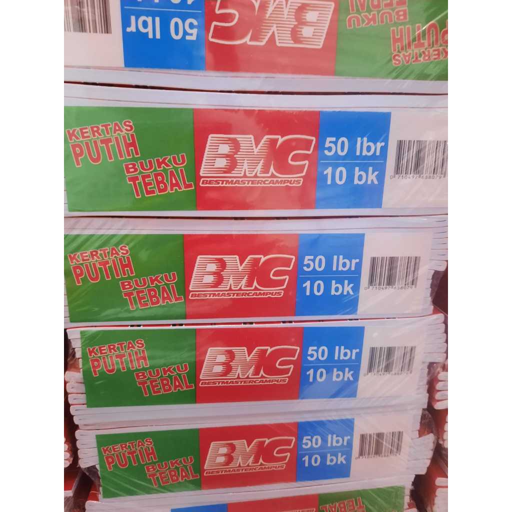 

Buku Tulis BMB/BMC Campus 50 Lembar (1 Pack 10 Buku)