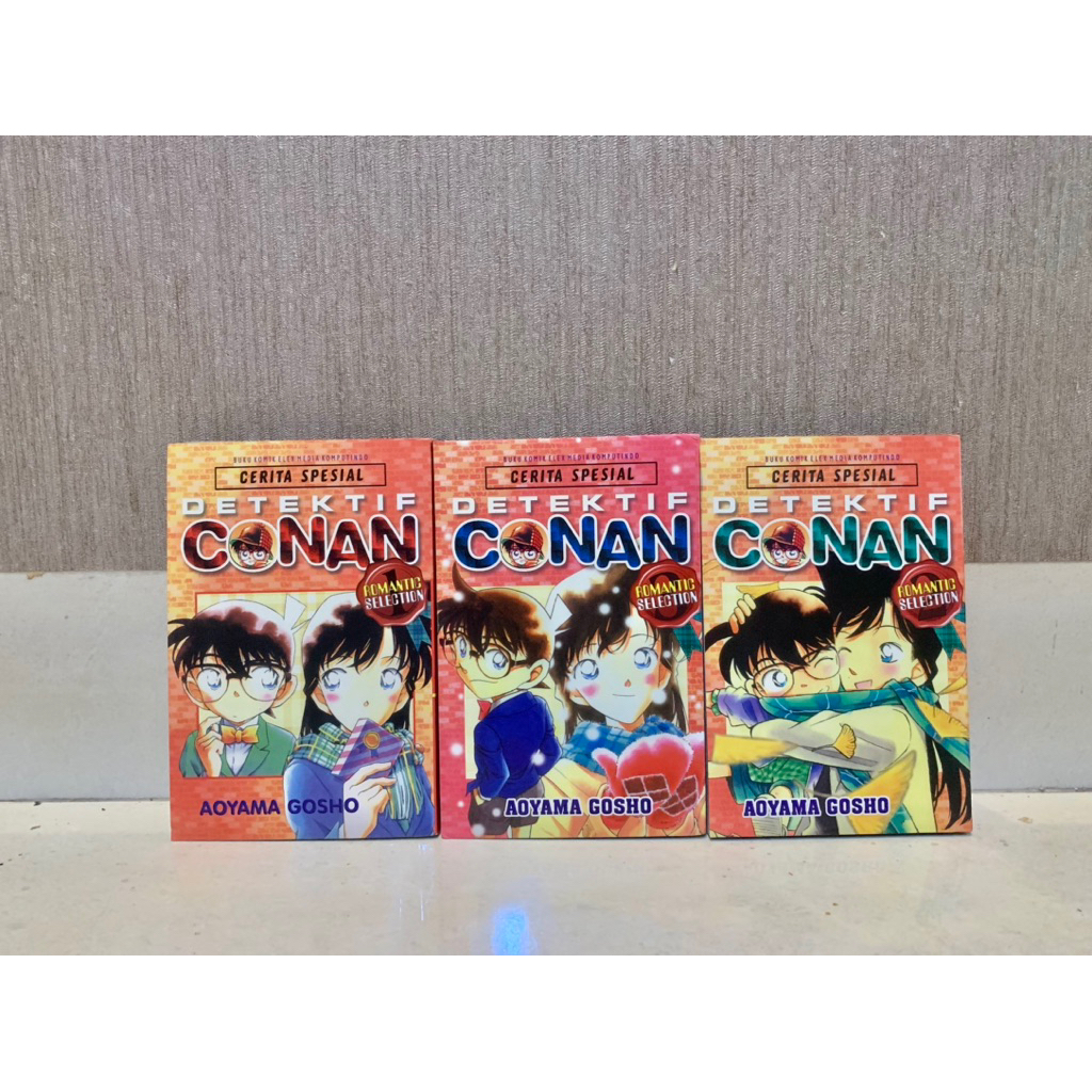 SET B - Komik Detektif Conan Romantic Selection 1,2,3