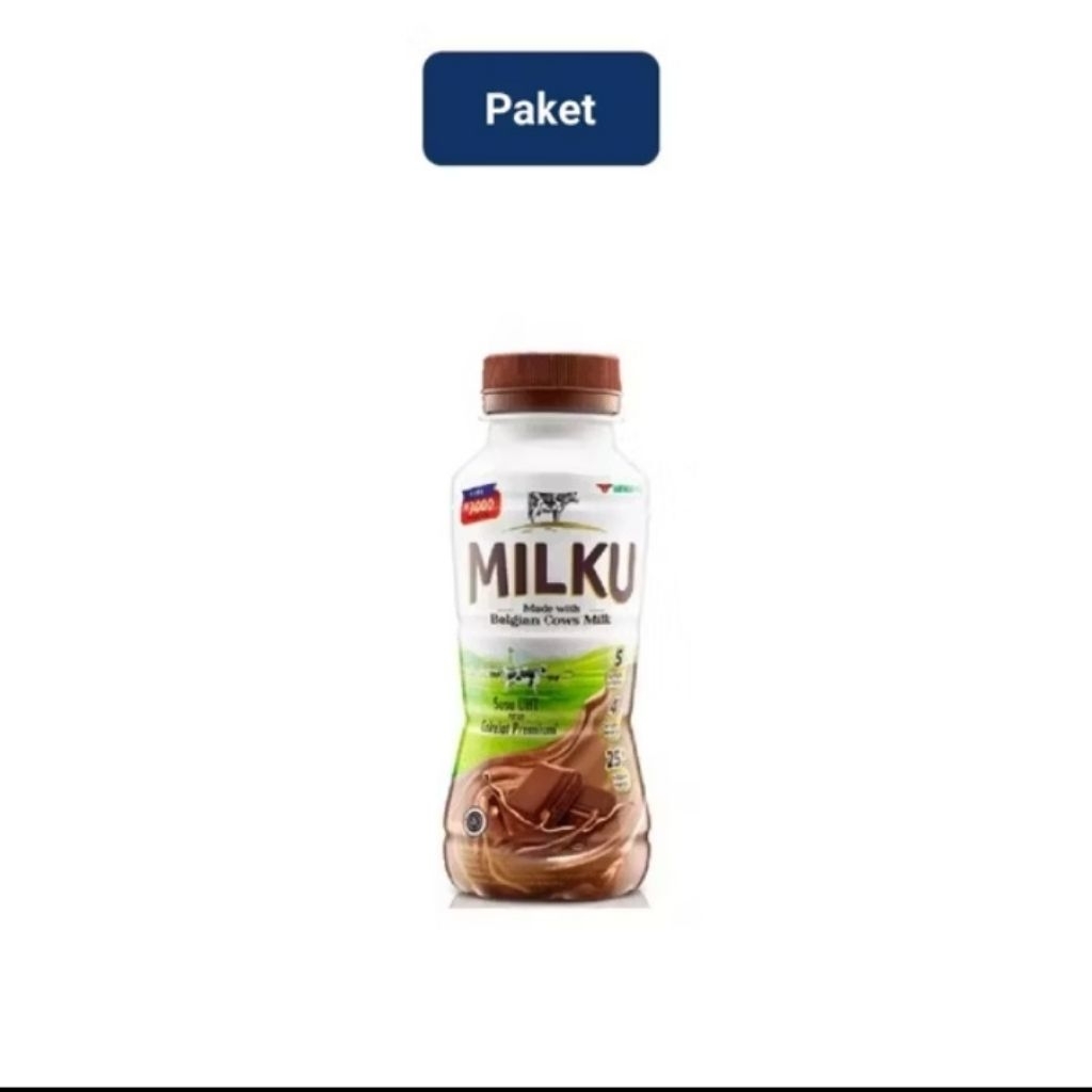 

MILKU Susu UHT Cokekat 200 ml x 4 pcs