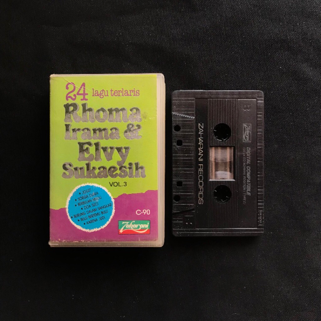 Kaset rhoma irama & elvy sukaesih 24 lagu terlaris vol. 3