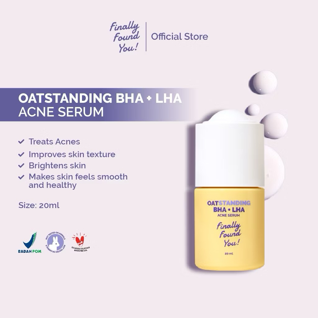 Finally Find You OATSTANDING Soothing BHA + LHA Acne Serum / Finally found you! acne serum / Finally