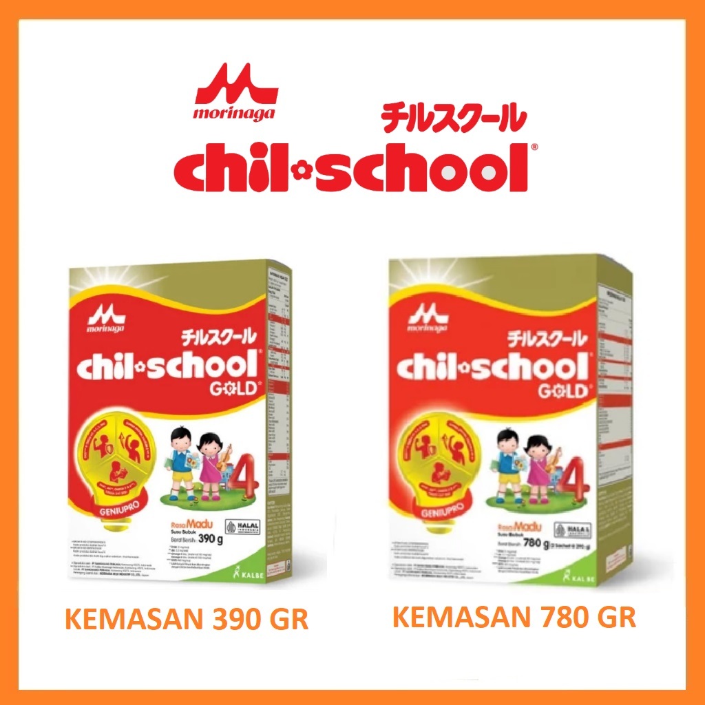 

Morinaga Chil School Gold 4 Rasa Madu 390 Gr / 780 Gr