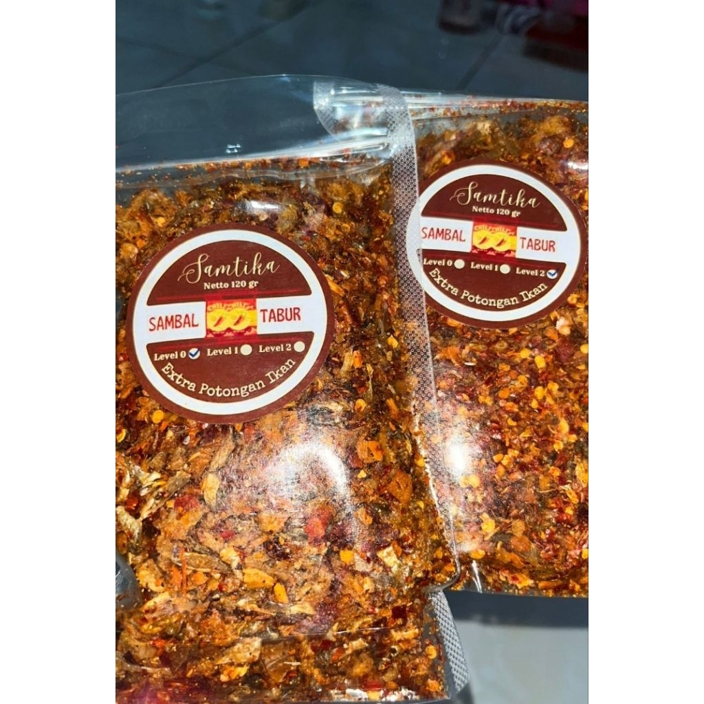 

SAMBEL TABUR EXTRA POTONGAN IKAN 120G