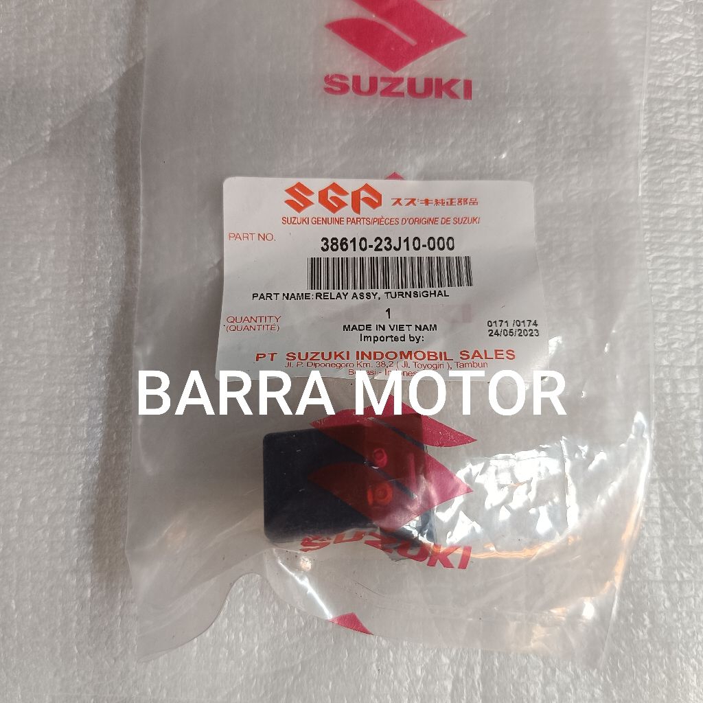 Relay Assy Flasher Sein Turnsignal Satria Fu Fi Injeksi GSX R S Bandit 150 Original SGP