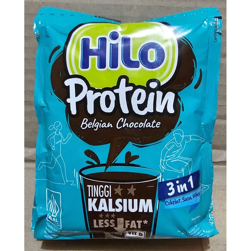 

Hilo Protein Belgian Chocolate 125g (isi 5sachet×25g) - Untuk Usia 19-50 Tahun