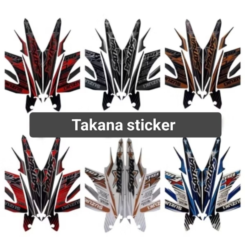 list body set striping satria Fu facelift 2014