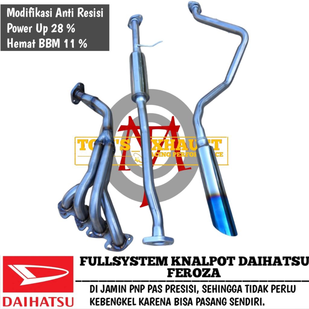 FULLSYSTEM KNALPOT DAIHATSU FEROZA