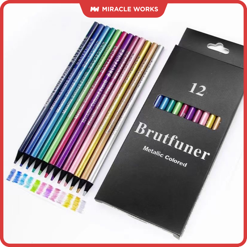 

MW Brutfuner Metallic Colored Pensil Warna 12/24/50/72 Warna