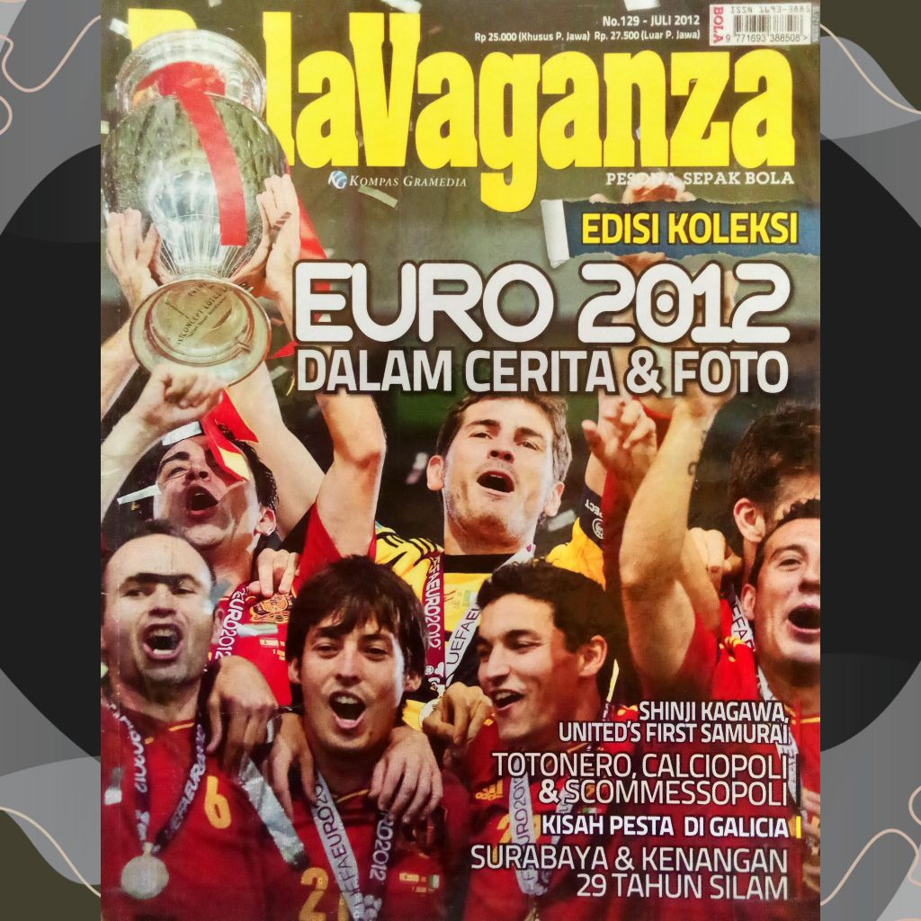Majalah Bolavaganza Bola Vaganza Edisi Spanyol Juara Eropa EURO 2012