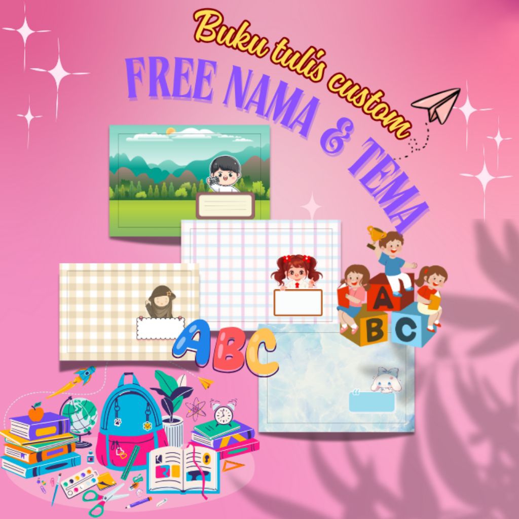 

Buku Tulis Custom Nama
