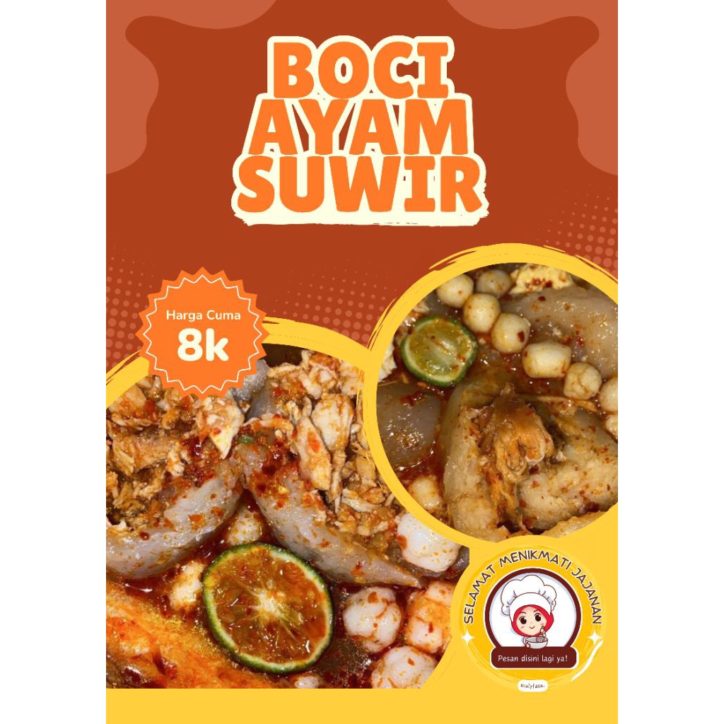 

Boci (Baso Aci) Ayam Suwir Jumbo