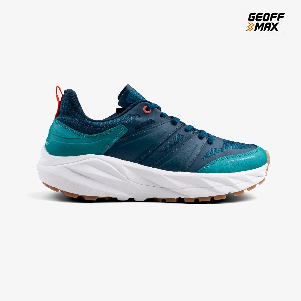 Geoff Max - Athletica - Eclipse Px-6 Navy Green | Sepatu Trail Hiking | Olahraga Pria Wanita