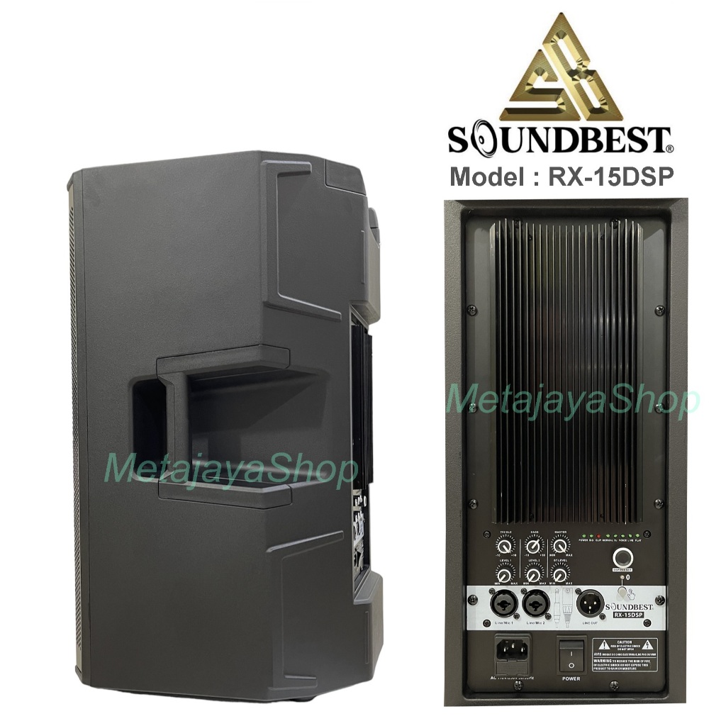 (JUAL 1 BUAH) Speaker Active SoundBest RX15 DSP 15inch Speaker Professioal Active Bluetooth