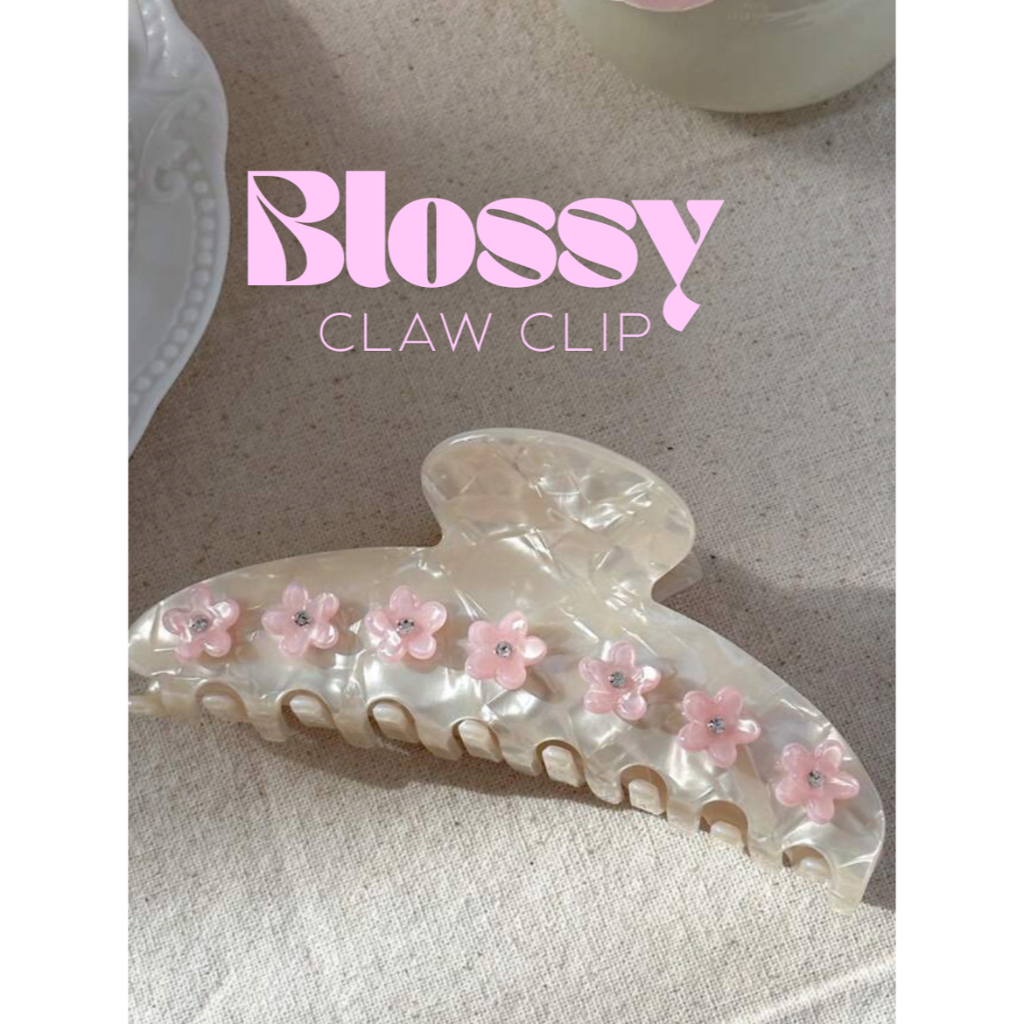 Blossy Claw Clip | Flower Claw Clip | Flower Hair Clip | 3D Flower Claw Clip | 3D Flower Hair Clip |