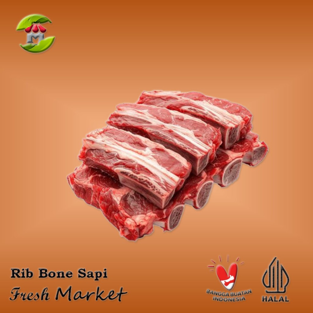 

[Bintaro] Rib Bone Tulang Iga Sapi Import AUS Pack 450gr - 500gr