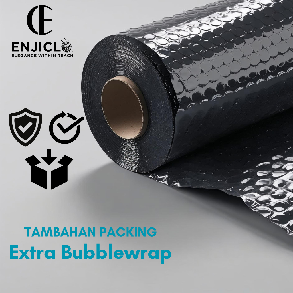

ENJICLO - Tambahan Extra Packing Bubble Wrap Agar Paket Lebih Aman