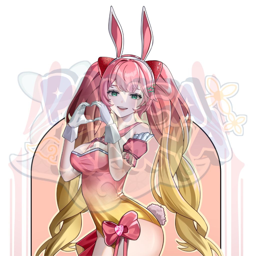 Standee Acrylic Pinku Rimu (Bunny Girl Version)