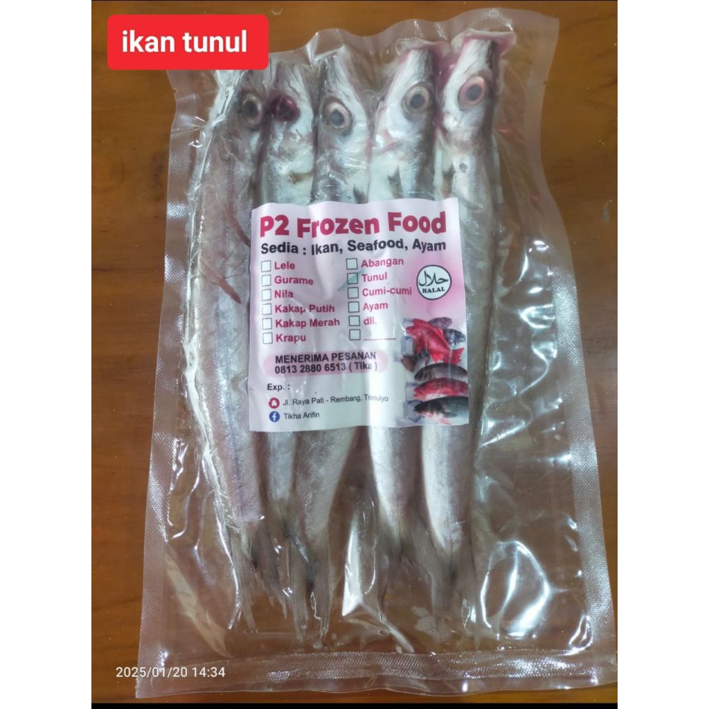 

ikan tunul marinasi