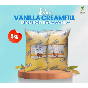 

Edna Creamfill Durian & Vanilla bag 5kg (isian roti rasa Vanilla & Durian)