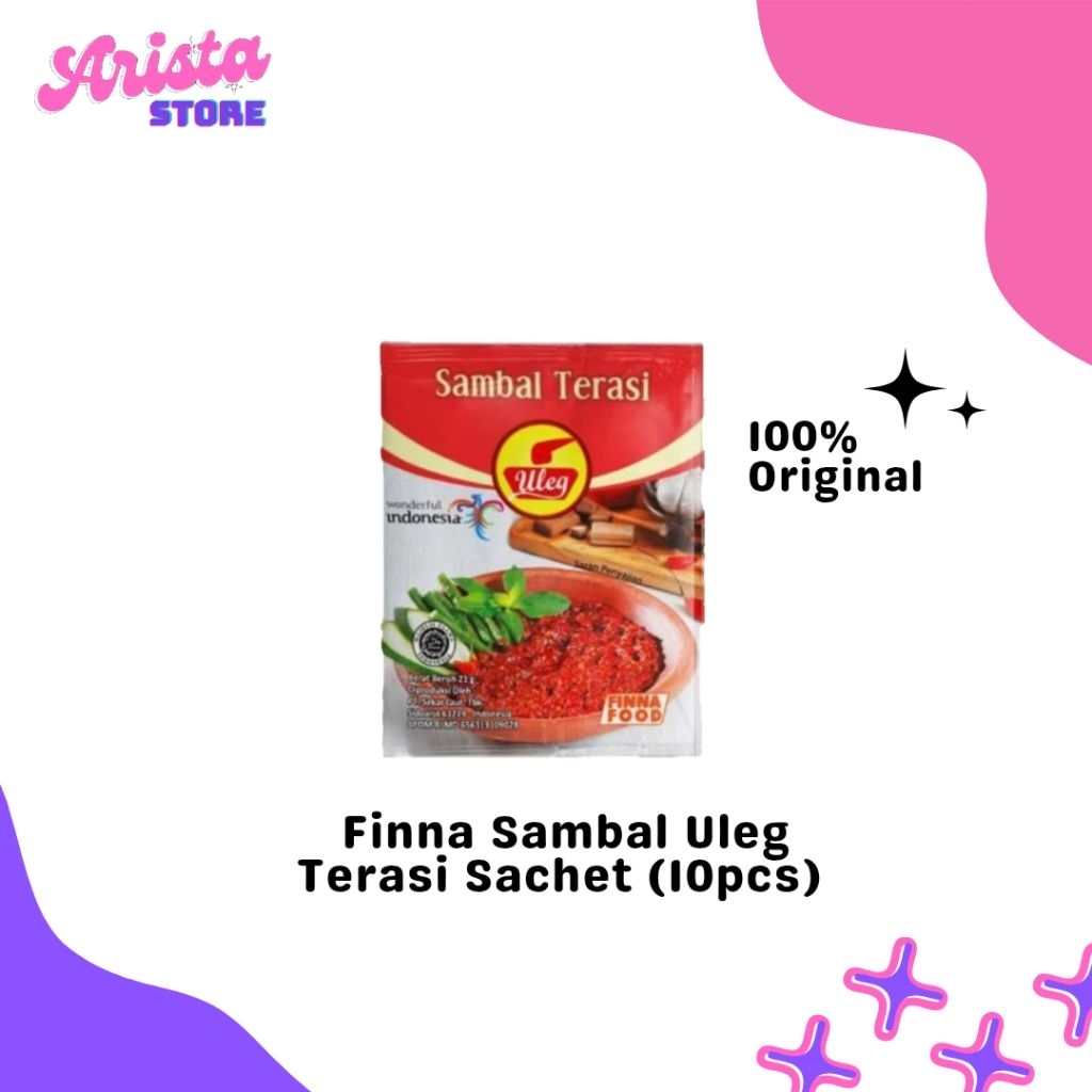 

Finna Sambal Uleg Terasi Sachet isi 10pcs