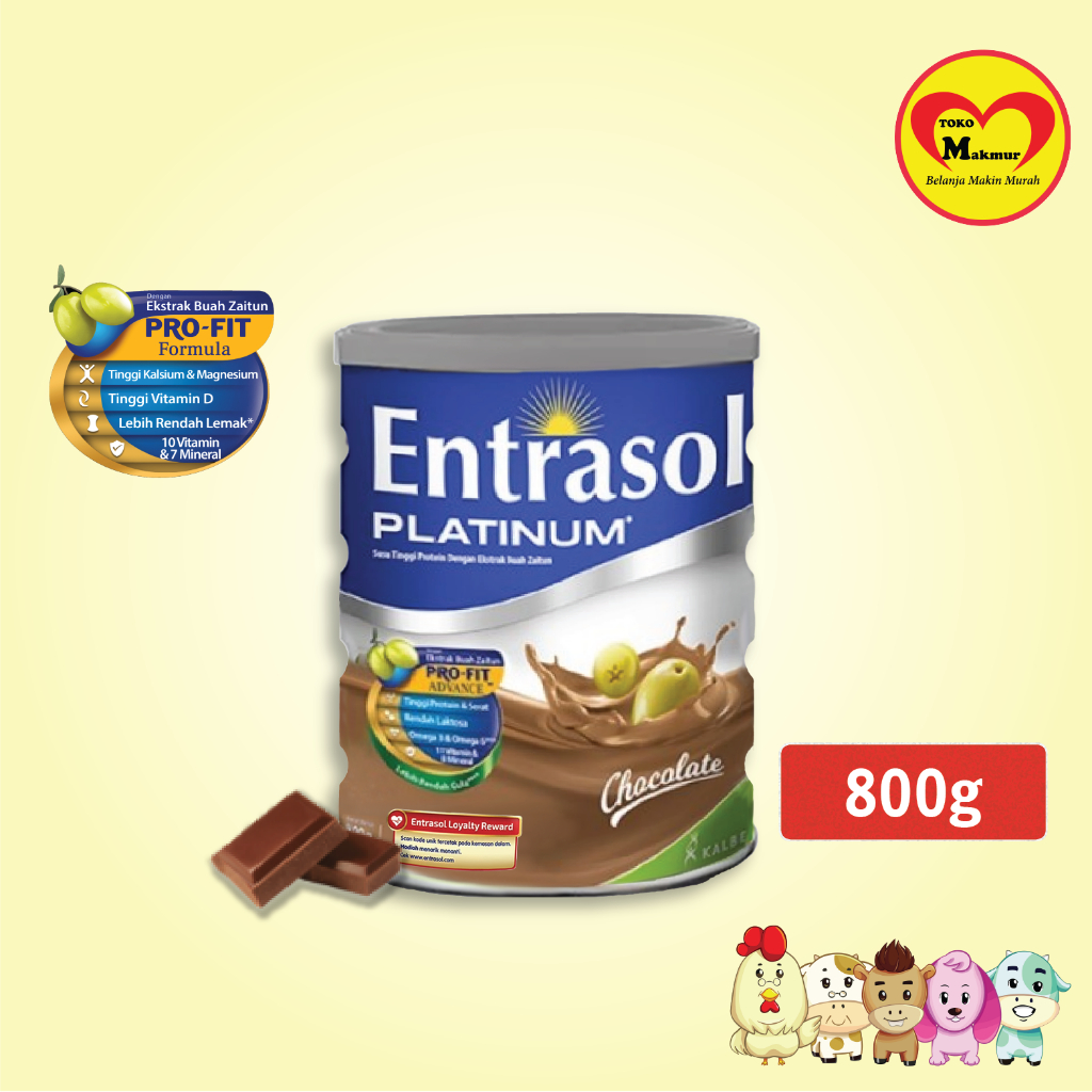 

Entrasol Platinum Coklat - Vanila 800gr / Toko Makmur Live