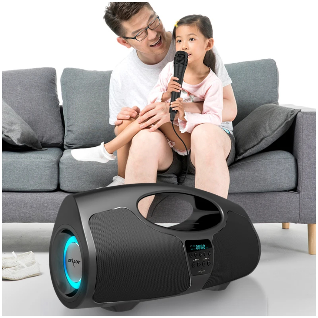 GO ZEALOT - P1 Speaker Bluetooth Super Bass Subwoofer Portable Powerful Boombox 40W - P1