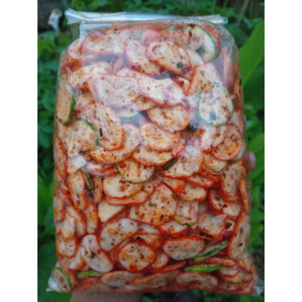 

Sebring Kerupuk Bawang Extra Pedas Daun Jeruk 500gram