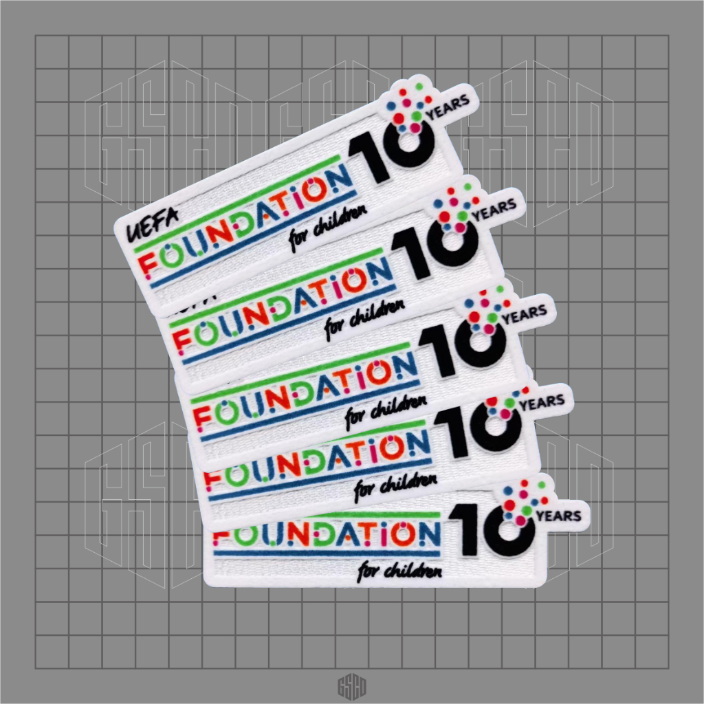 Patch Sleeve Jersey UEFA FOUNDATION 10 YEARS