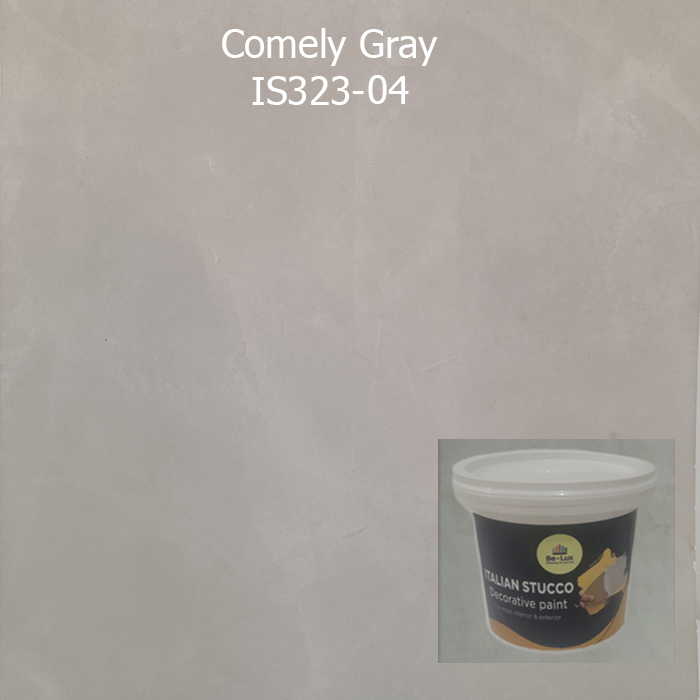 Cat Motif Semen Ekspos Italain Stucco - Comely Gray