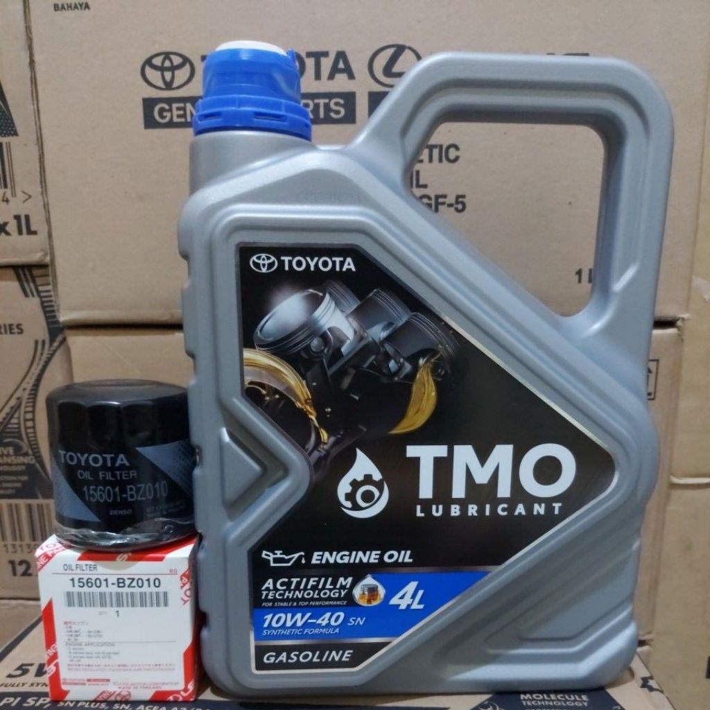 Pakel Oli Mobil Toyota TMO 10W-40 + Filter oli Avanza Xenia Rush Granmax Terios Sigra Calya