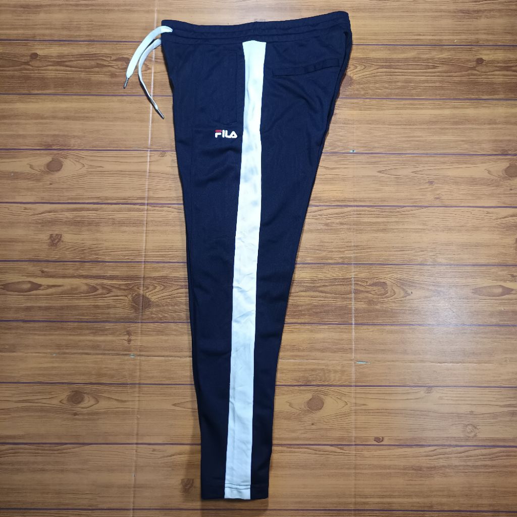 Celana Trackpants Fila Second Original Hitam size M