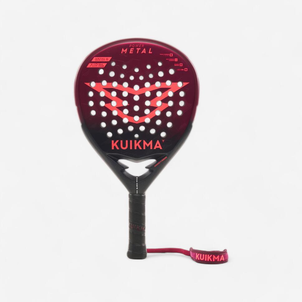 Decathlon KUIKMA Raket Padel Dewasa Power Metal - Merah Hitam  - 8750068