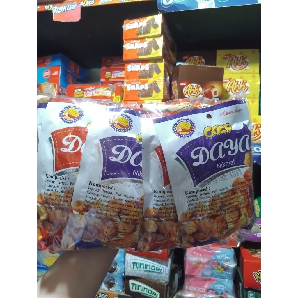 

Snack Crisp Daya Pedas Manis (isi 10)