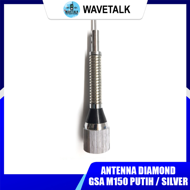 Mycoolcell Antena Diamond Gsa M150 Putih Antenna Singleband Vhf Gsa M150 Silver