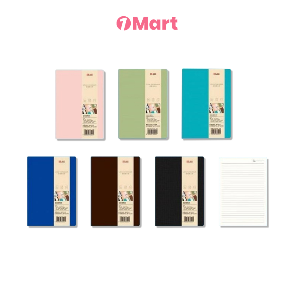

1MART Notebook Premium Sampul Warna-Warni - Lined Journal A5
