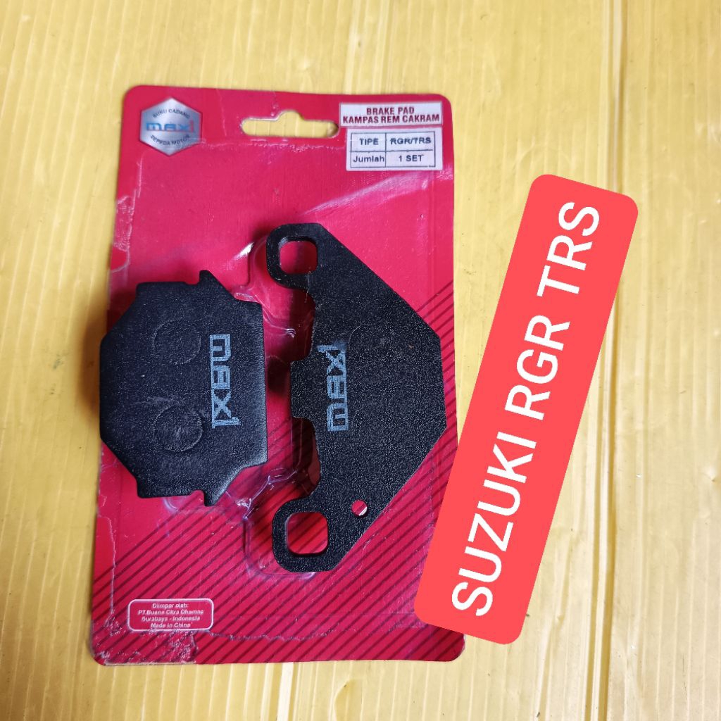 kampas rem depan cakram  kaliper dish pad  suzuki TRS TRZ RGR