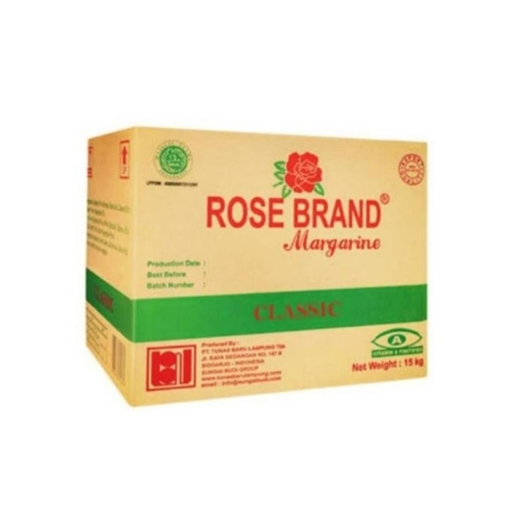 

Mentega Margarine RoseBrand Cream 15kg / Rose Brand Classic 15kg