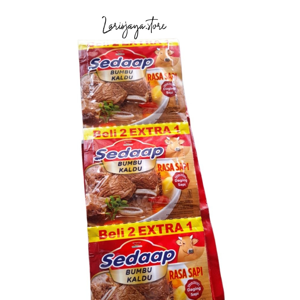

Bumbu kaldu sapi sedaap (1 renceng = 18pcs)