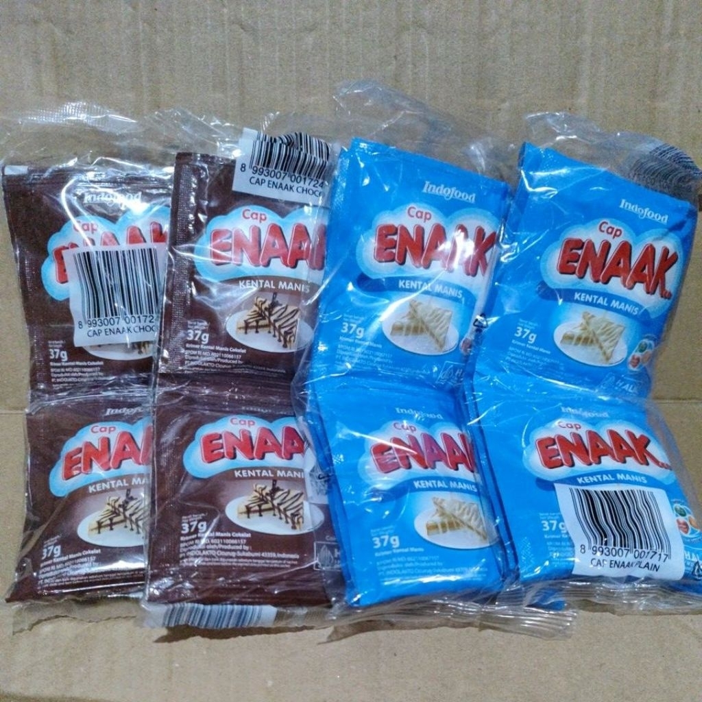

[6pcs] Enaak Susu Kental Manis Sashet 37gr Renceng